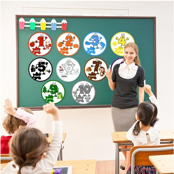 Preschool Classroom Decorations Color Poster - Picture 4 of 8